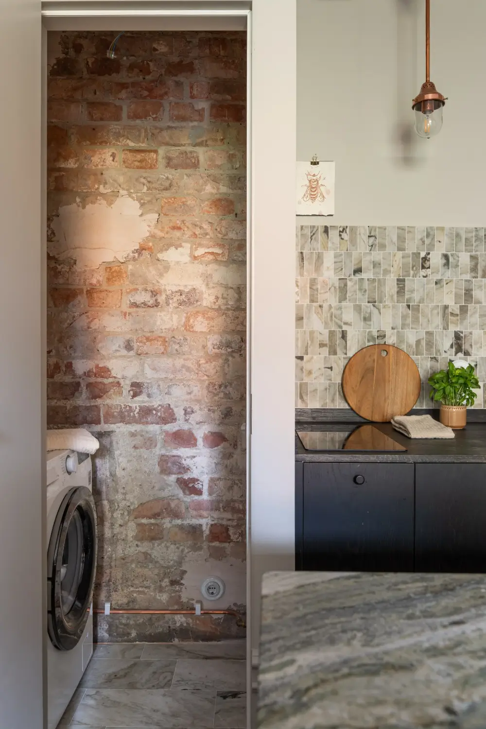 Before & After: Swedish Marble and Muted Tones in a Small Courtyard Apartment 17 before-after-small-ground-floor-apartment-early-20th-century-stockholm