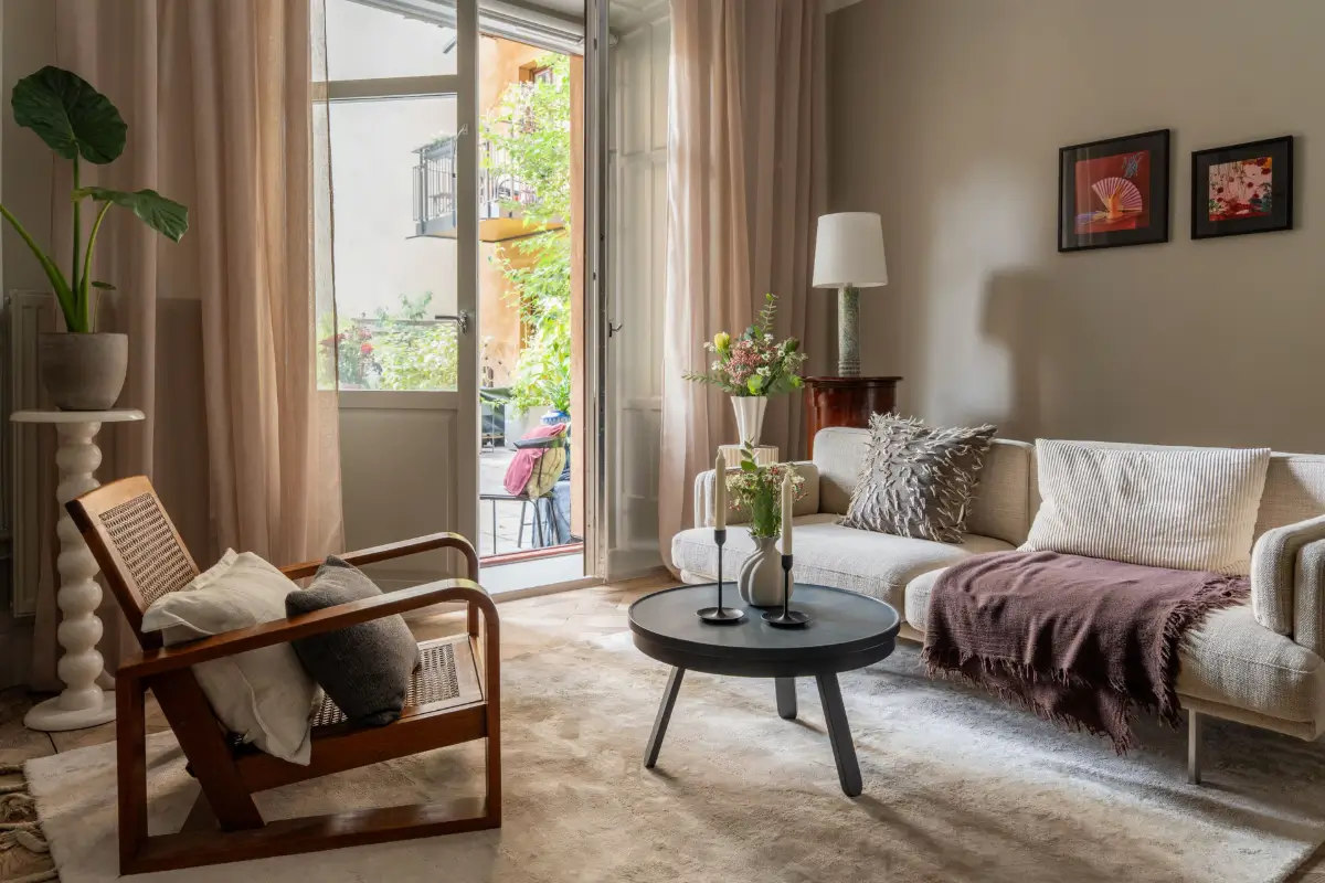 Before & After: Swedish Marble and Muted Tones in a Small Courtyard Apartment 9 before-after-small-ground-floor-apartment-early-20th-century-stockholm