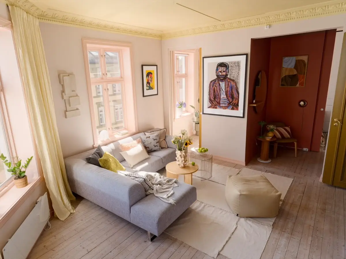 A Colorful Late 19th-Century Duplex Apartment in Oslo 1 light-colorful-duplex-apartment-oslo