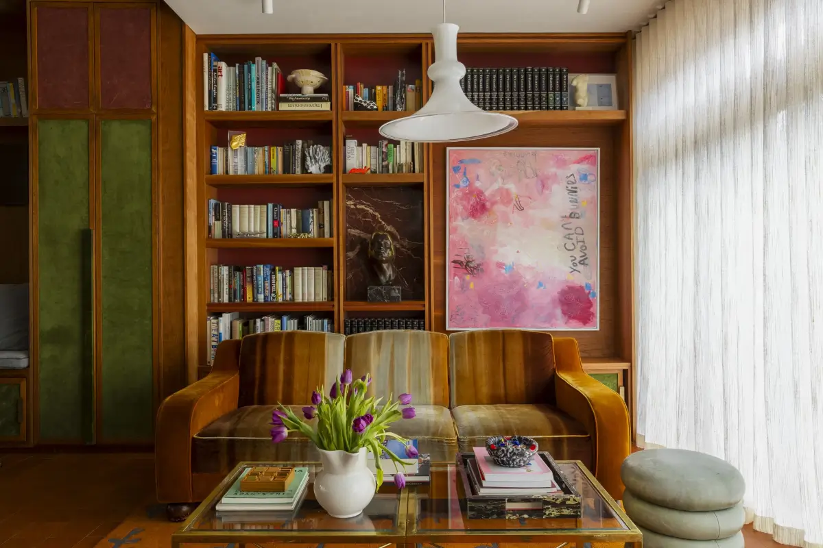Layered Interiors with Hand-Painted Murals in a London Family Home 3 unique-warm-layered-interiors-edwardian-house-london