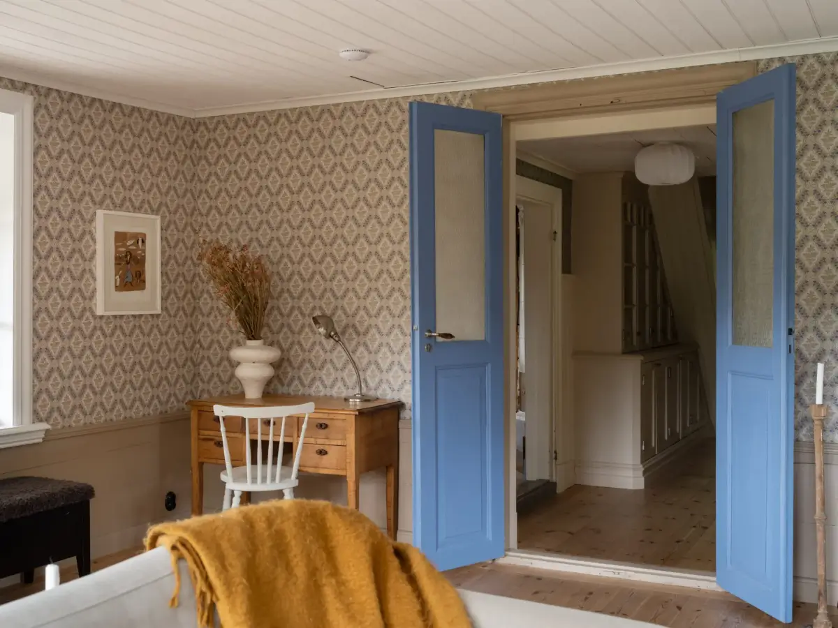 A Yellow Kitchen and Colorful Joinery in a Carefully Restored 1856 Swedish Country House 30 yellow-kitchen-historic-character-renovated-19th-century-home-sweden