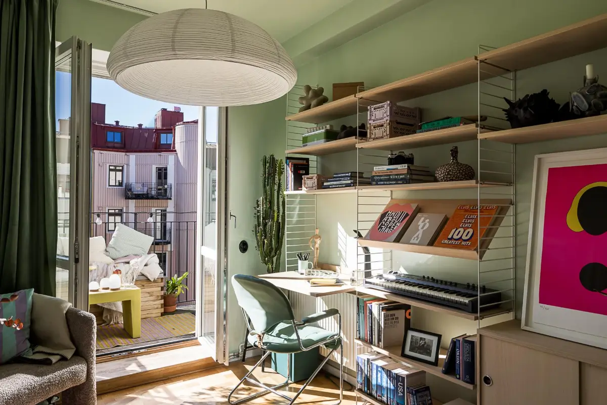 Original Features in a Colorful Midcentury Apartment in Sweden 24 yellow-kitchen-original-features-1940s-apartment-nordroom