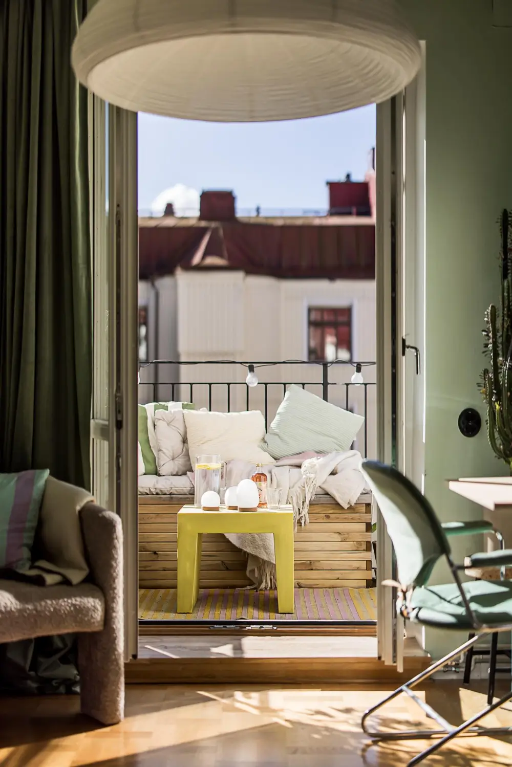 Original Features in a Colorful Midcentury Apartment in Sweden 26 yellow-kitchen-original-features-1940s-apartment-nordroom