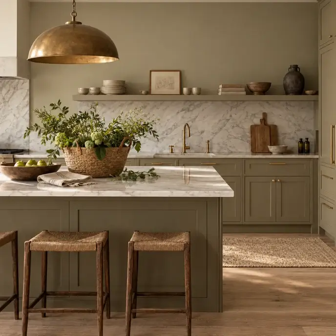 C2 Paint’s Color of the Year 2027 Is Pueblo, a Lovely Shade Between Pink and Terracotta 9 Element Kitchen C2 Paint’s Color of the Year 2027 Is Pueblo, a Lovely Shade Between Pink and Terracotta