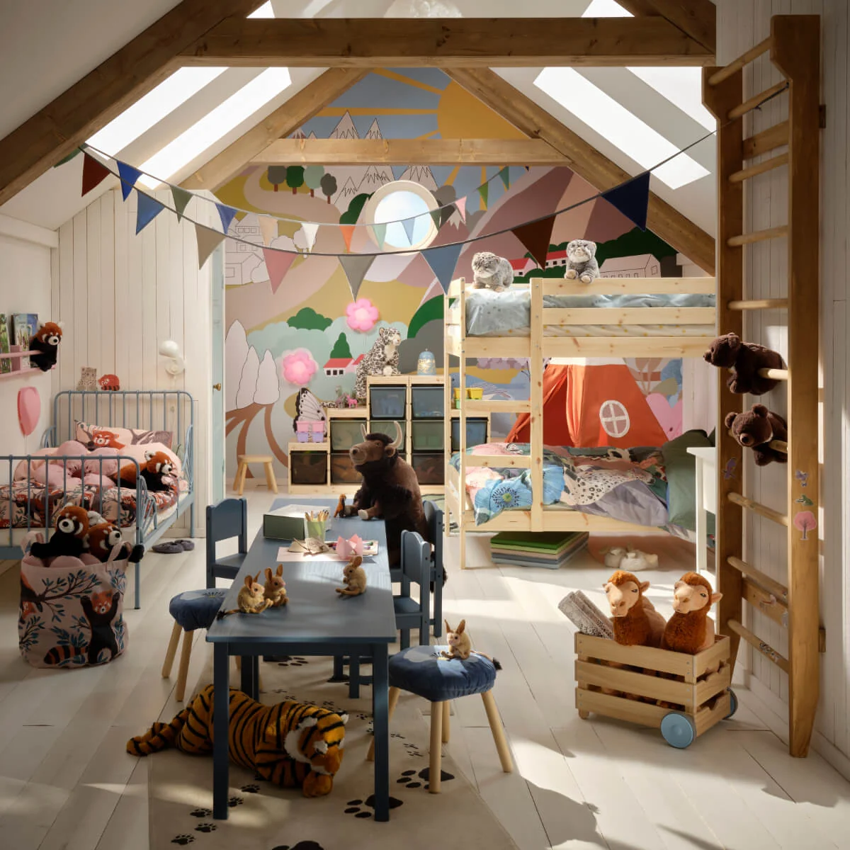 IKEA’s ALPTALL Collection Brings Himalayan Wildlife into Children’s Rooms 1 IKEA-ALPTALL-children-collection-nordroom