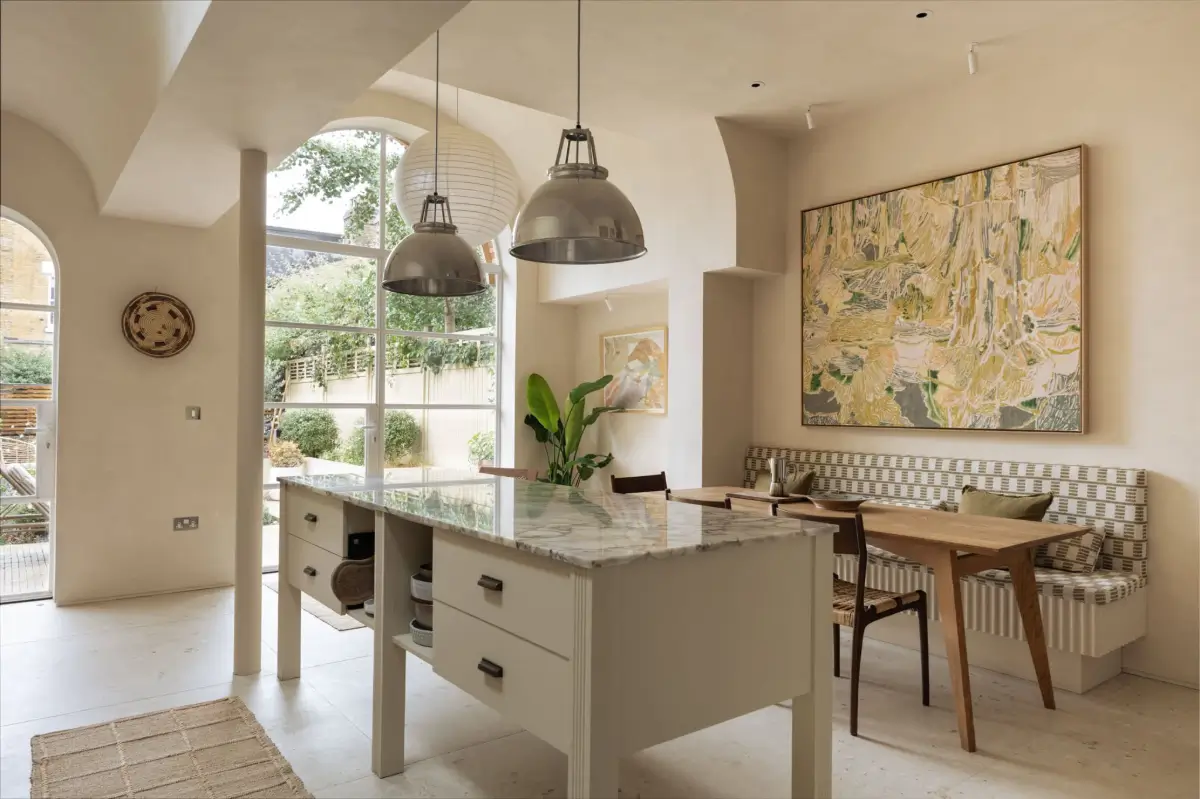 Arched Shapes, Period Details, and Color for a Victorian Family Home 12 arched-forms-light-filled-extended-19th-century-home-london