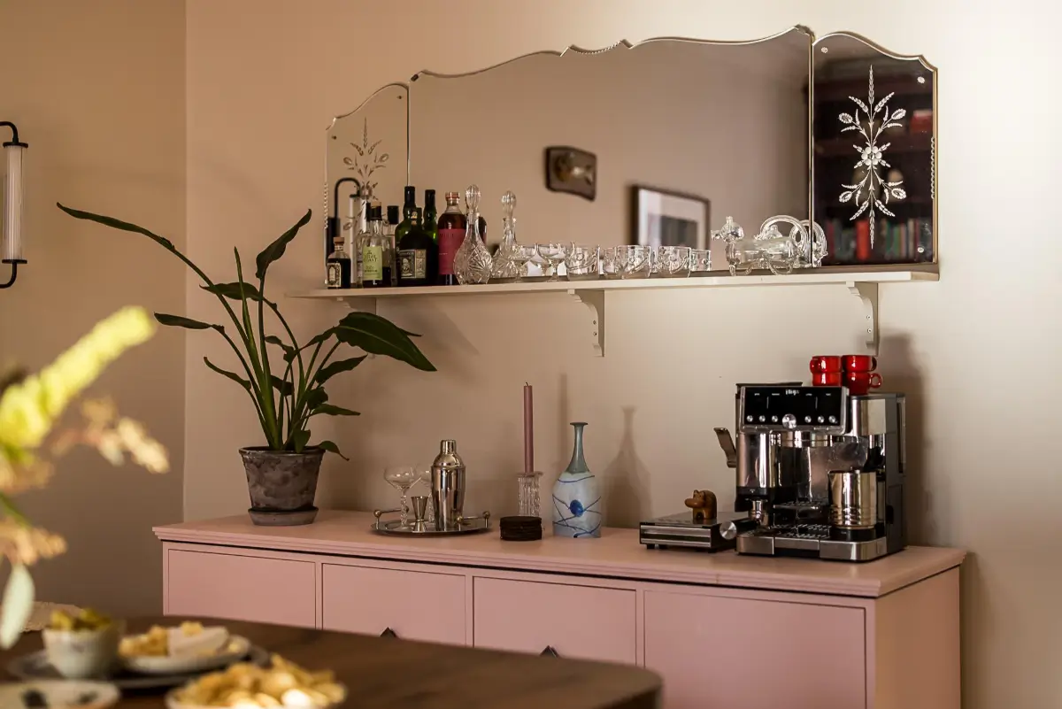 Before & After: A Warm Color Palette and Built-In Bookshelves for a Swedish Home 17 before-and-after-warm-cohesive-color-palette-renovated-turn-of-the-century-apartment-nordroom
