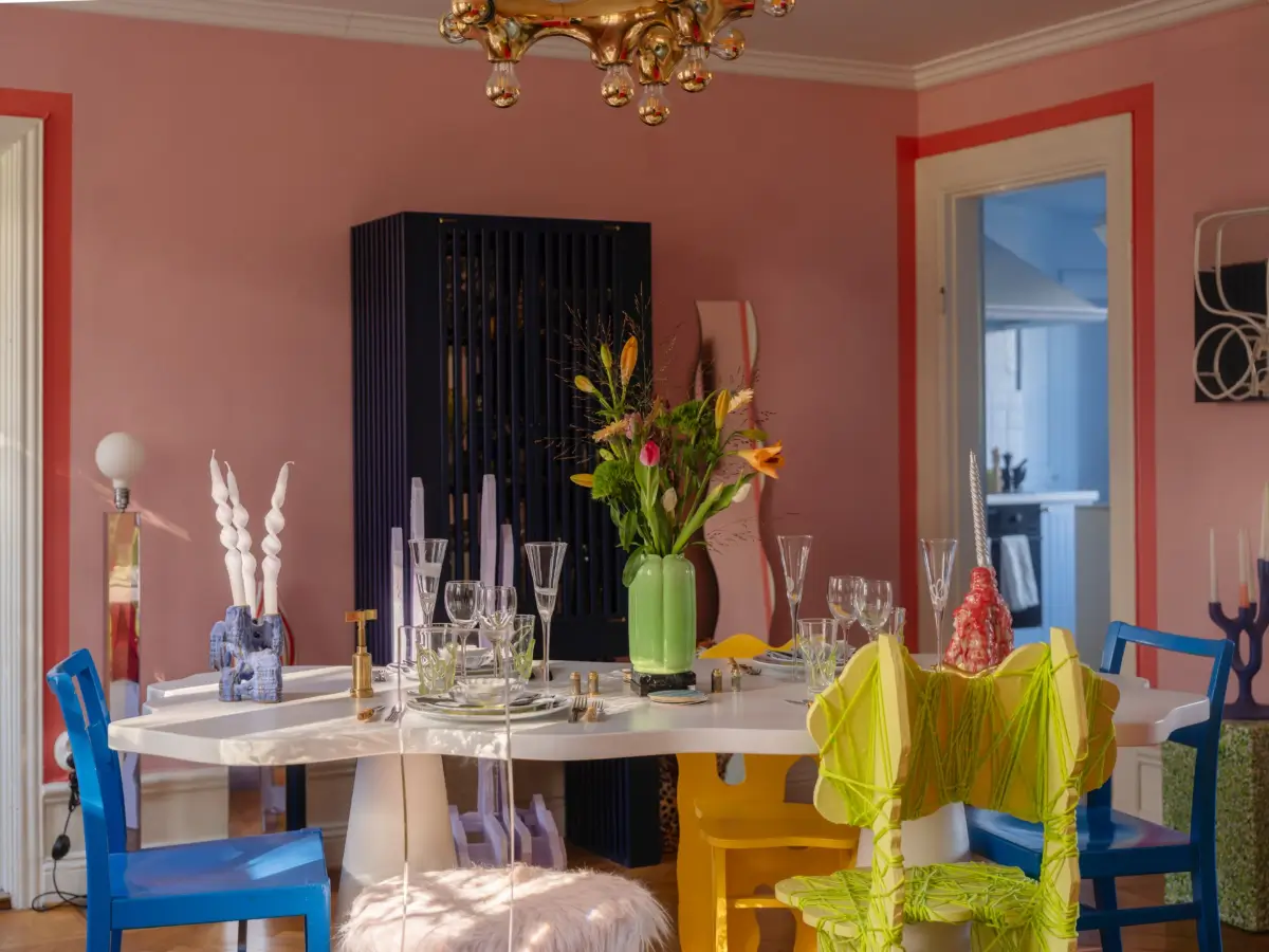 Colorful and Playful Interiors in a Unique Swedish Villa Apartment 16 bold-colors-artsy-furniture-apartment-early-20th-century-manor-house-sweden-nordroom