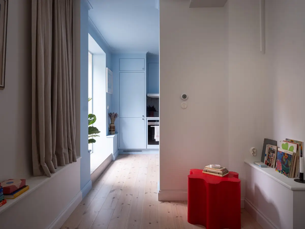 Before & After: A Colorful Update for a Small Basement Apartment 17 colorful-update-small-basement-apartment-stockholm-nordroom