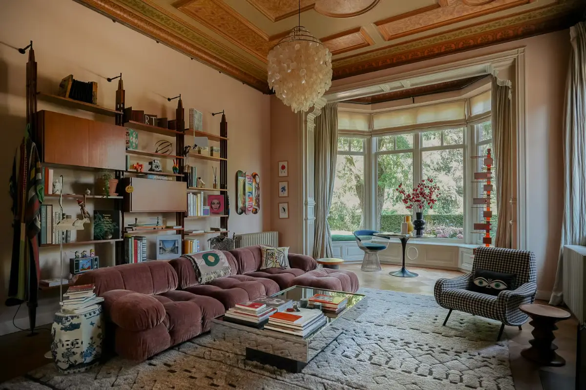 Warm Interiors and Original Details in a Unique 1890s Family Villa 7 eclectic-1890s-family-villa-netherlands