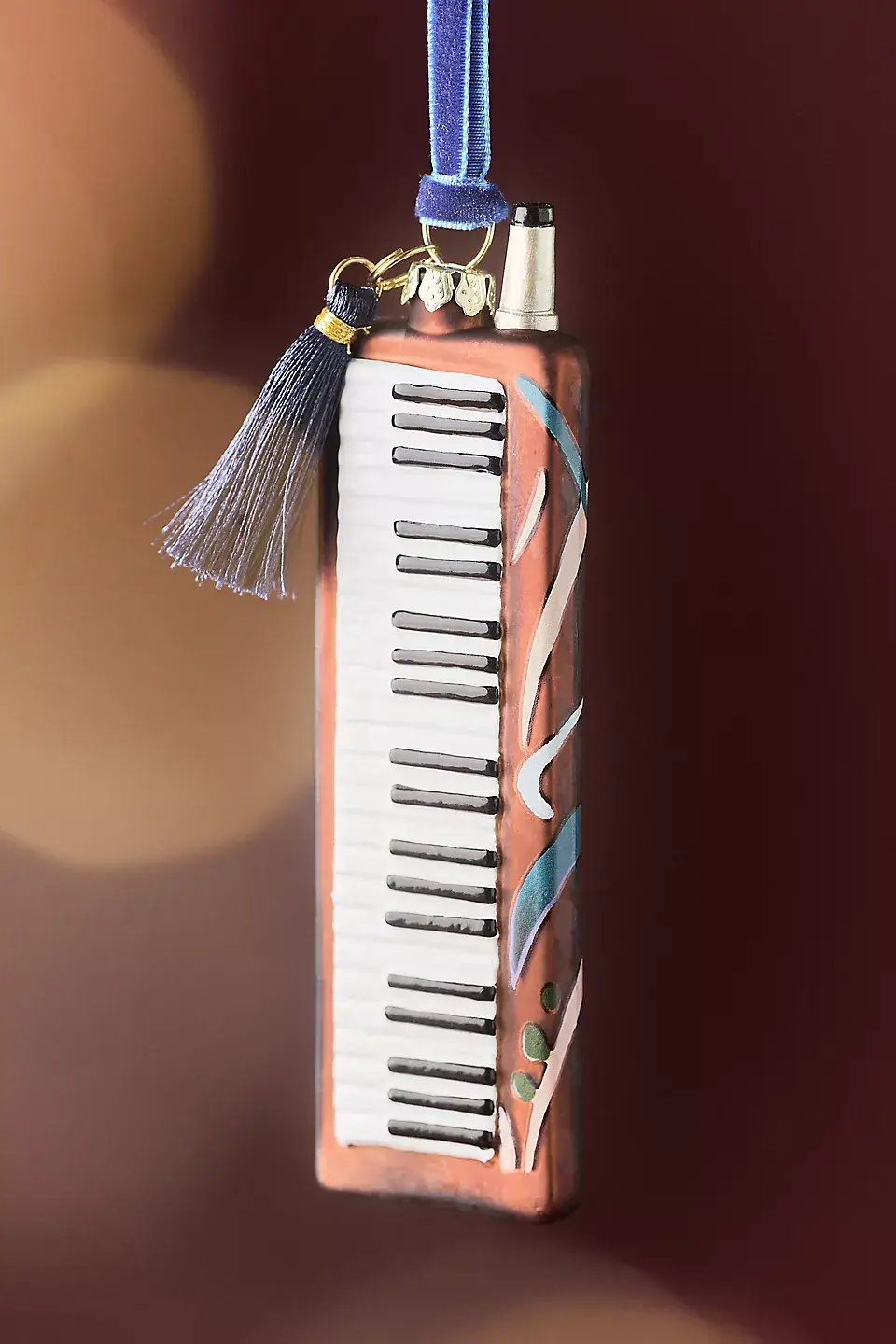 Anthropologie Teams Up with Suleika Jaouad and Jon Batiste For A Colorful Holiday Collection 12 melodica ornament Anthropologie Teams Up with Suleika Jaouad and Jon Batiste For A Colorful Holiday Collection