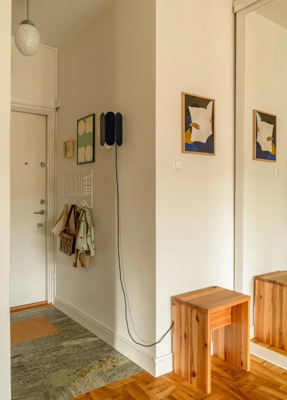 Original Marble and Oak Parquet in a 1940s Stockholm Apartment 40 original-elements-1940s-apartment-stockholm