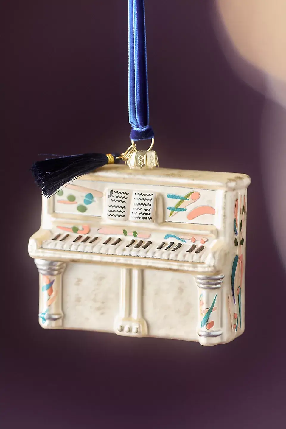 Anthropologie Teams Up with Suleika Jaouad and Jon Batiste For A Colorful Holiday Collection 10 piano ornament Anthropologie Teams Up with Suleika Jaouad and Jon Batiste For A Colorful Holiday Collection