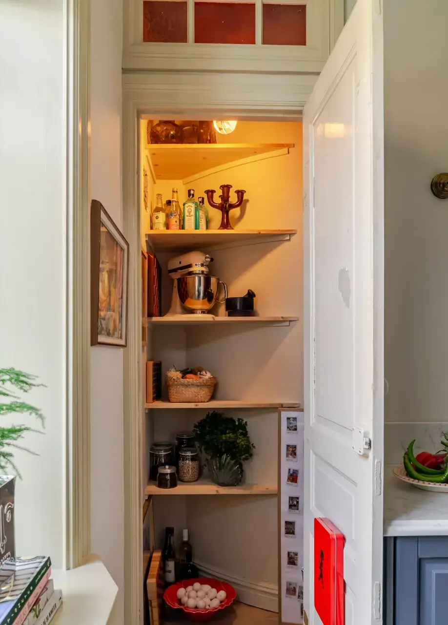 A Serene Palette with Red Pops of Color in an Early 20th-Century Apartment 21 soft-color-palette-red-accents-1912-apartment-stockholm