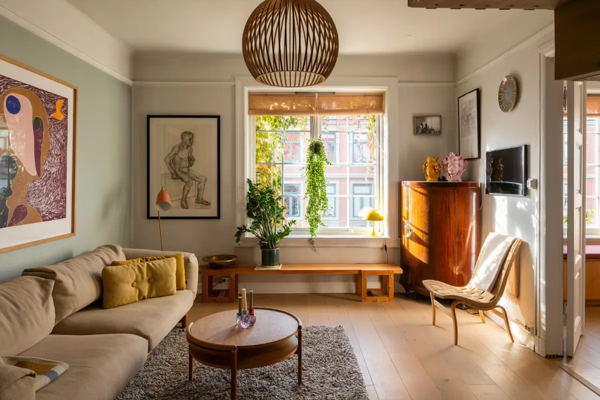 A Modern Loft Conversion and Classic 1920s Elements in an Oslo Apartment 1 unique-duplex-apartment-oslo